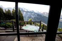Balcony and Mountain view