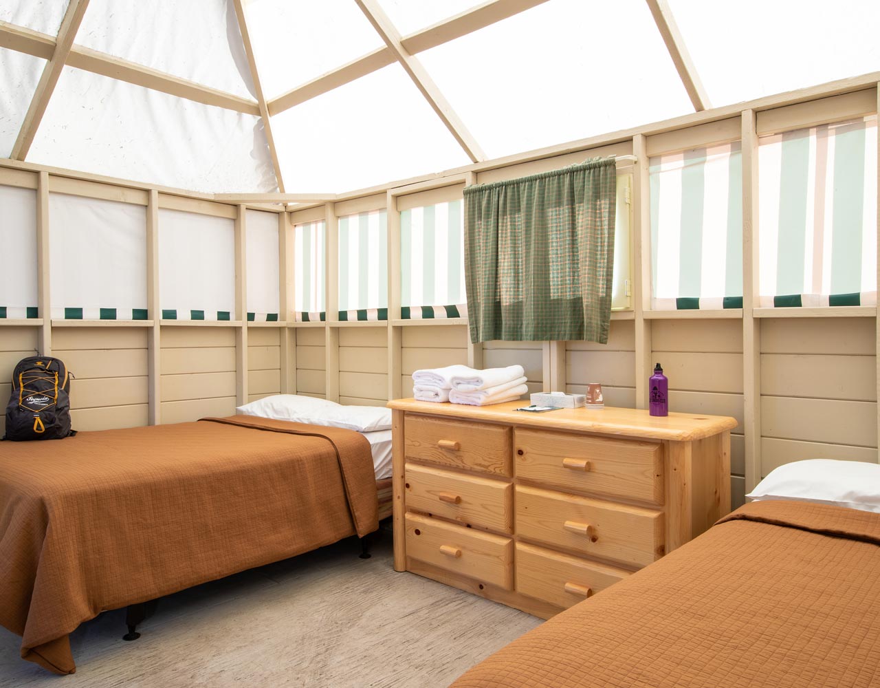 Grant Grove Cabins Tent Cabin interior