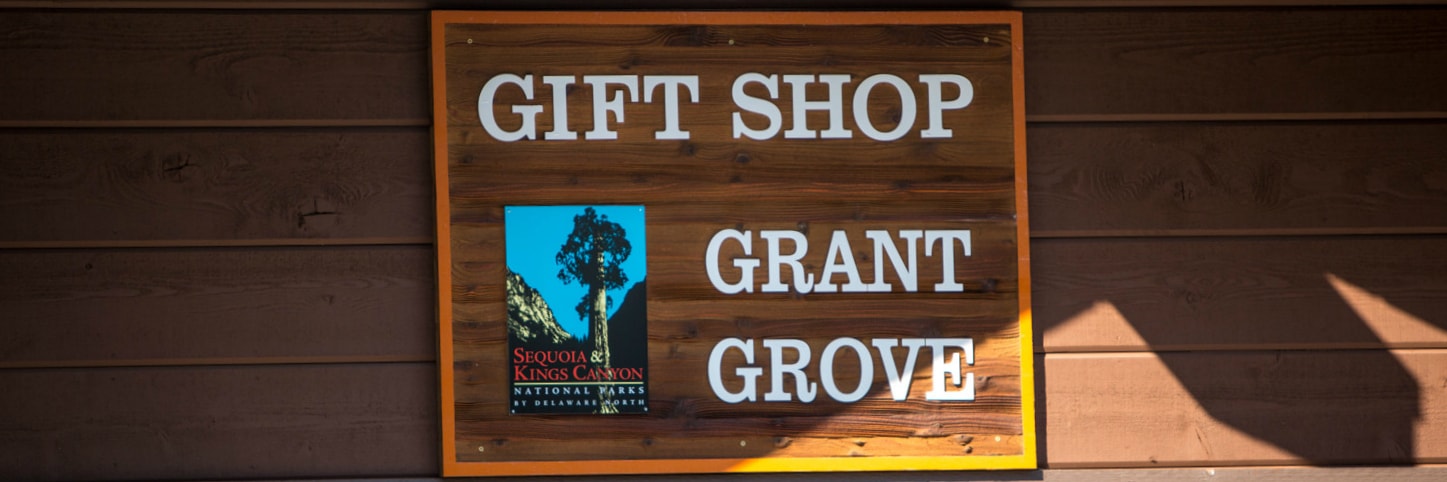 Grant Grove Gift Shop Banner