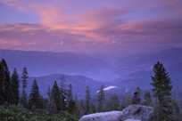 Panoramic Point Sunset Kings Canyon