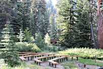 Outdoor wedding ceremony venue at Sequoia & Kings Canyon National Parks